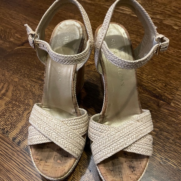 Stuart Weitzman Minx Wedge Sandals - Picture 4 of 6